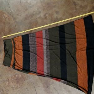 Maxi skirt. Fold over waist